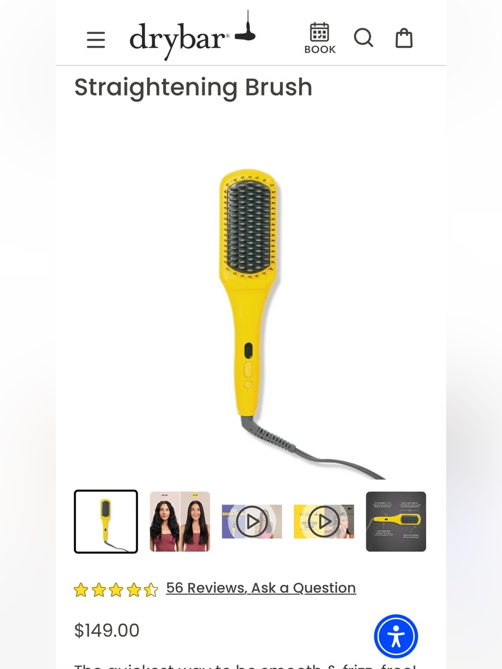 Dry Bar Straightening Brush